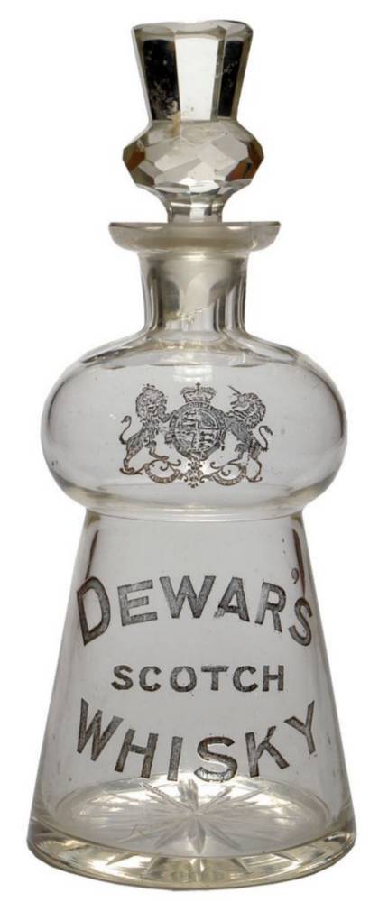 Dewar's Scotch Whisky Thistle Shaped Decanter