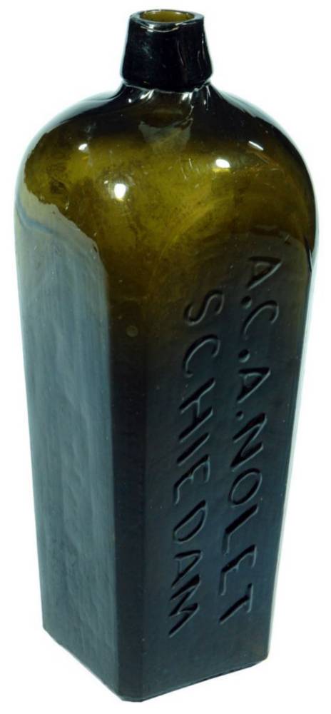 Nolet Schiedam Black Glass Gin Bottle