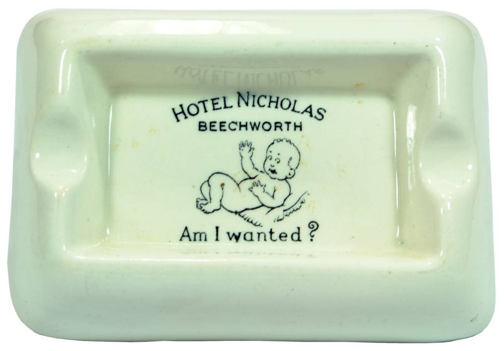 Hotel Nicholas Beechworth Grindley Duraline Ashtray