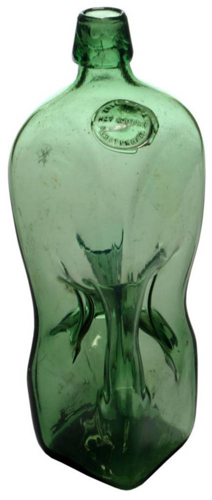 Erven Bols Het Lootsje Amsterdam Pinch Waisted Gin Bottle