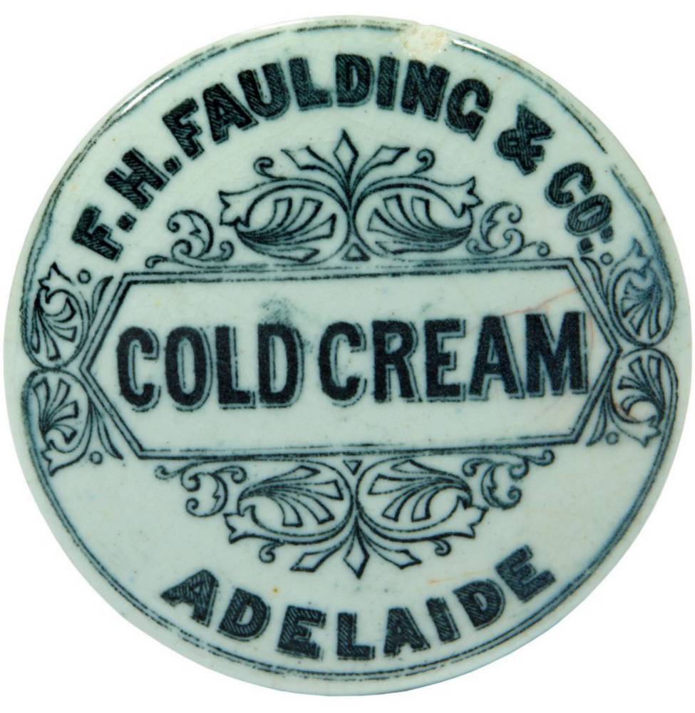 Faulding Adelaide Cold Cream Pot Lid