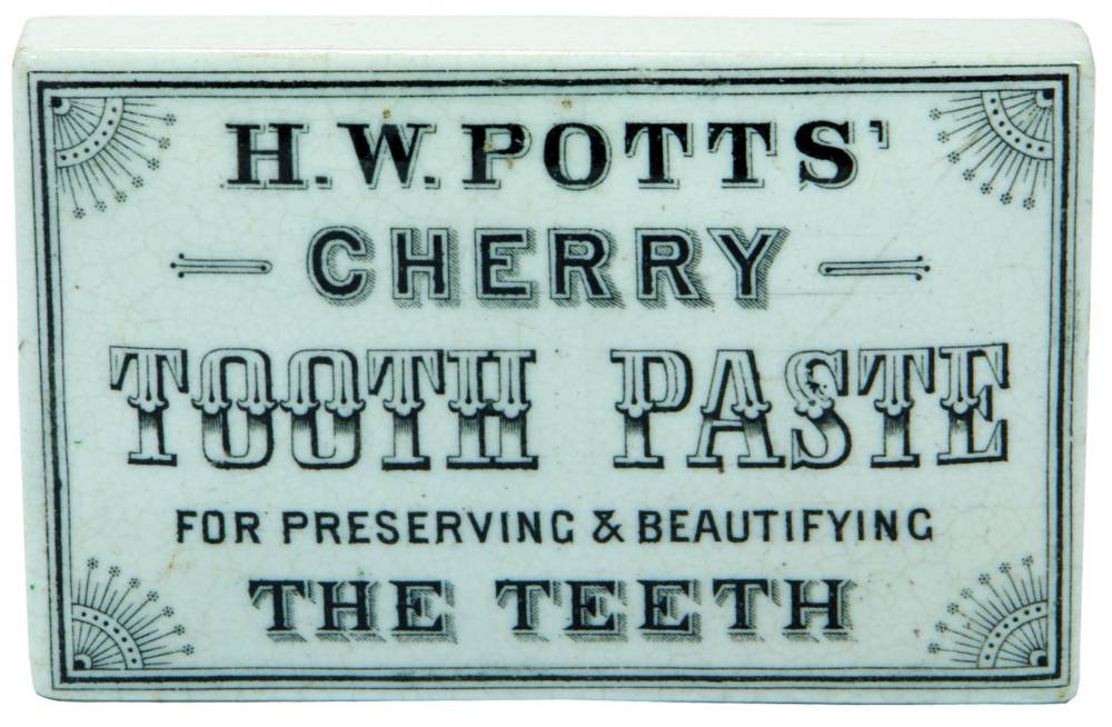 Potts Cherry Tooth Paste Pot Lid