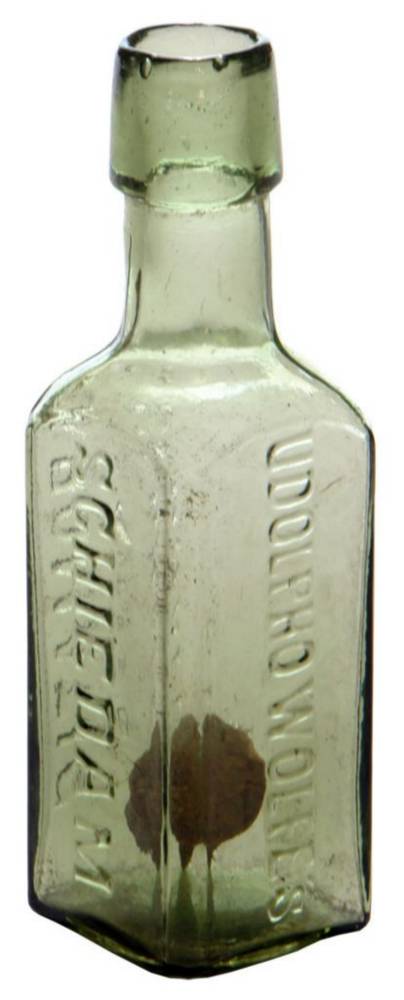 Sample Udolpho Wolfe's Aromatic Schnapps Bottle