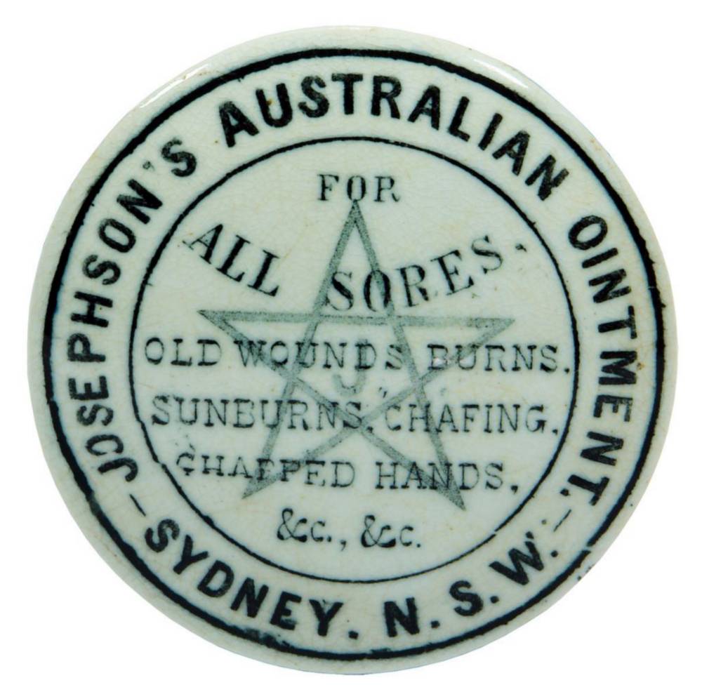 Josephson's Australian Ointment Sydney Pot Lid