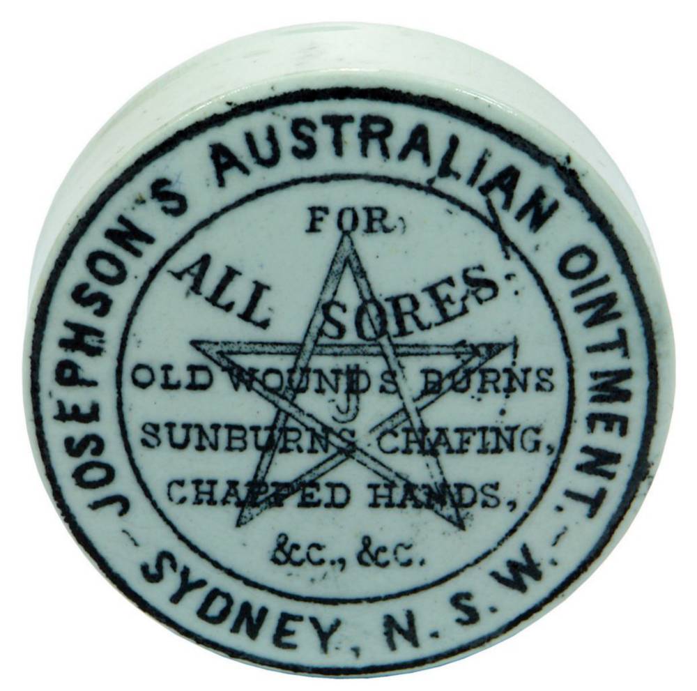 Josephson's Australian Ointment Sydney Pot Lid