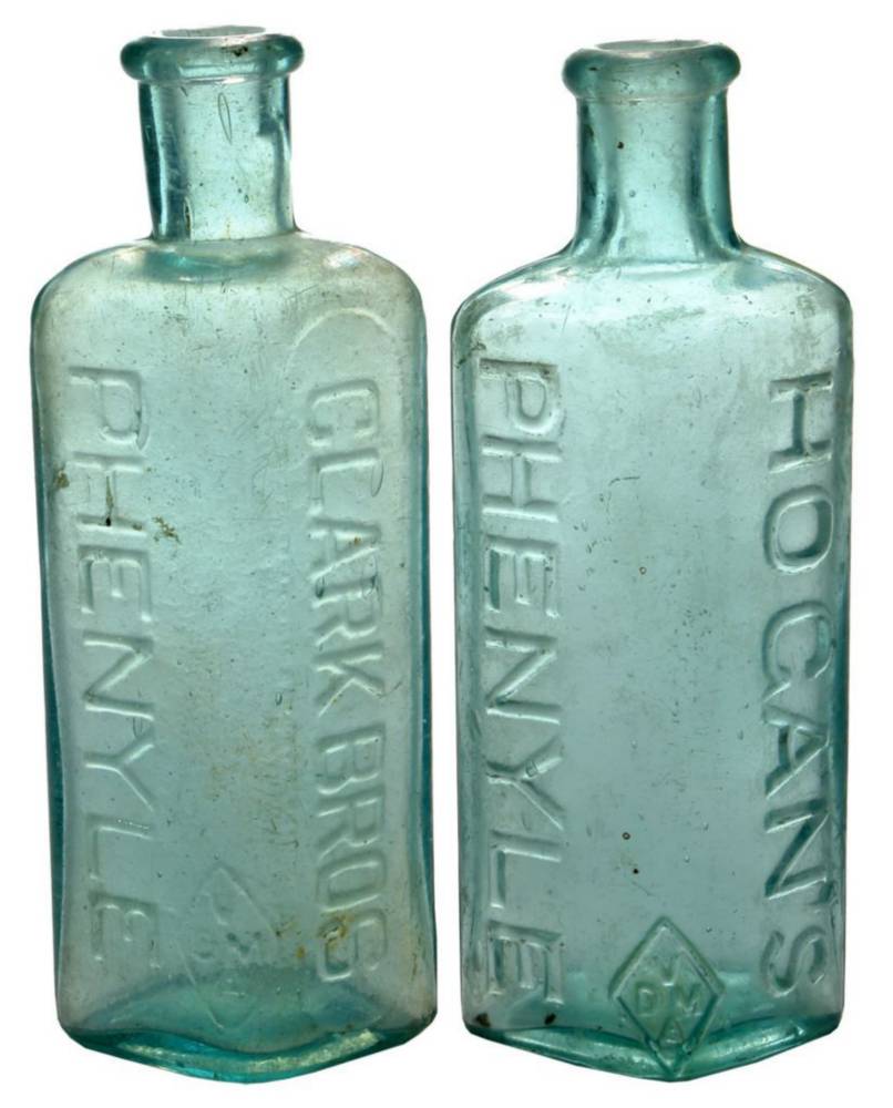 Collection VDMA Phenyle Poison Old Bottles