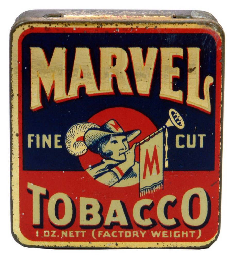 Marvel Tobacco Michaelides Perth Australia Tin