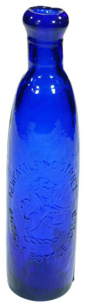 Newcastle District Antique Bottle Club Cobalt Blue