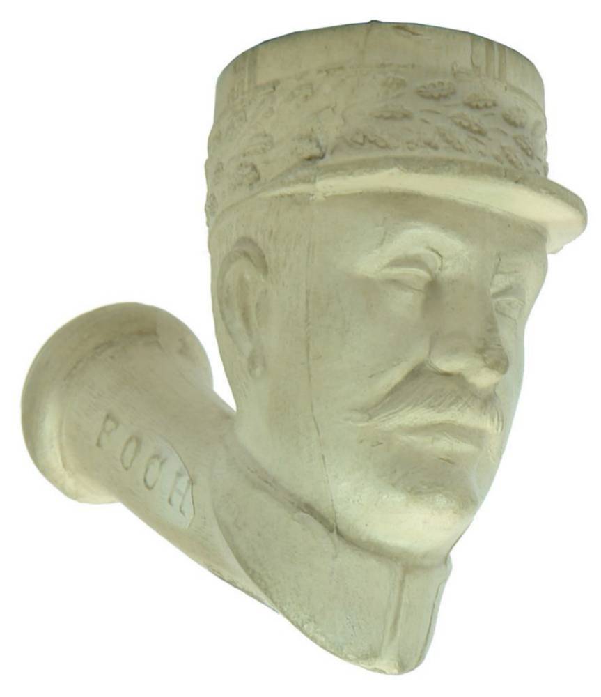 General Foch Clay Pipe Bowl