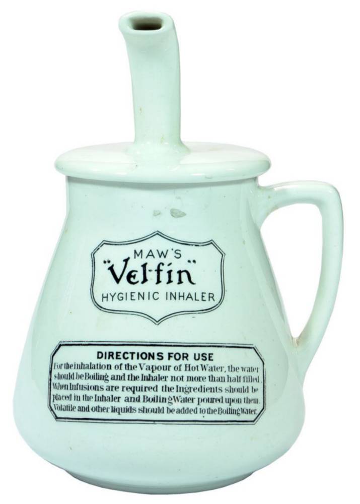 Maw's Velfin Hygienic Inhaler London Barnet Ceramic