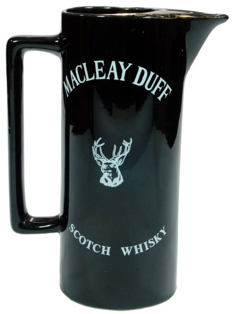 Macleay Duff Scotch Whisky Advertising Water Jug