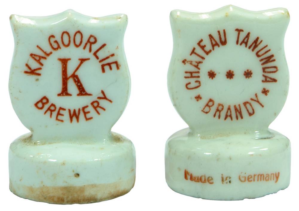 Kalgoorlie Brewery Chateau Tanunda Brandy Ceramic Tops