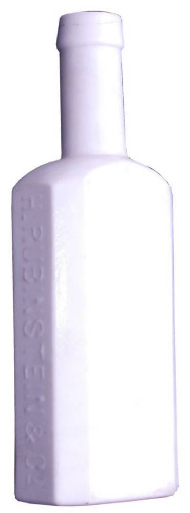 Rubinstein Melbourne Milk Opal Glass Cosmetics Bottle