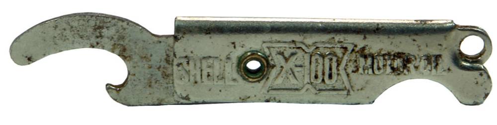 Shell X100 Motor Oil Advertising Bottle Opener