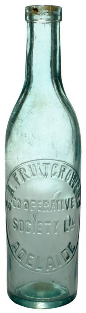 SA Fruitgrowers Adelaide Tomato Sauce Old Bottle