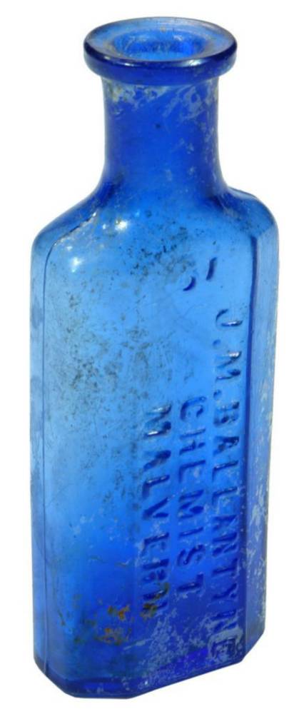 Ballantyne Chemist Malvern Cobalt Blue Bottle