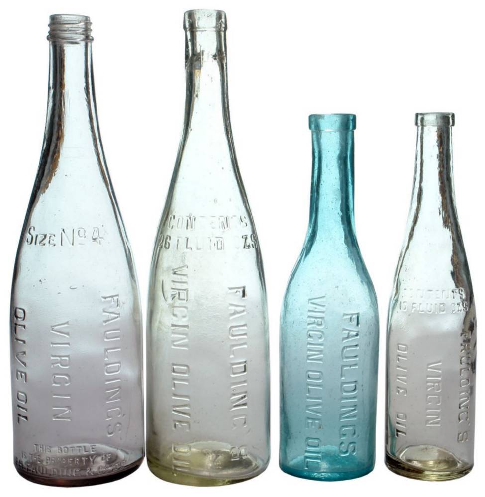 Collection Faulding's Virgin Olive Oil Bottles