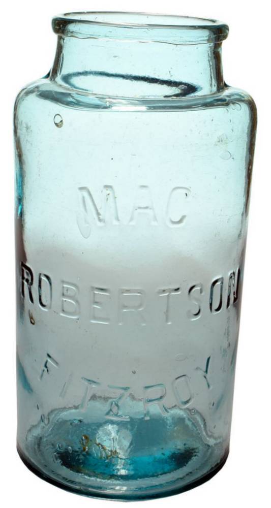 MacRobertson Fitzroy Glass Lolly Jar