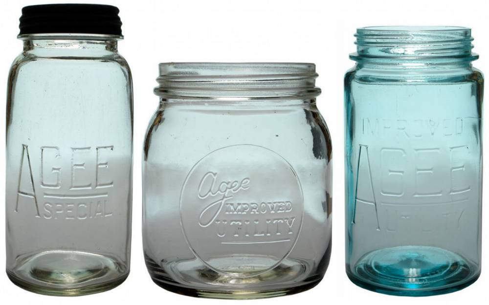 Collection AGEE Fruit Preserving Jars