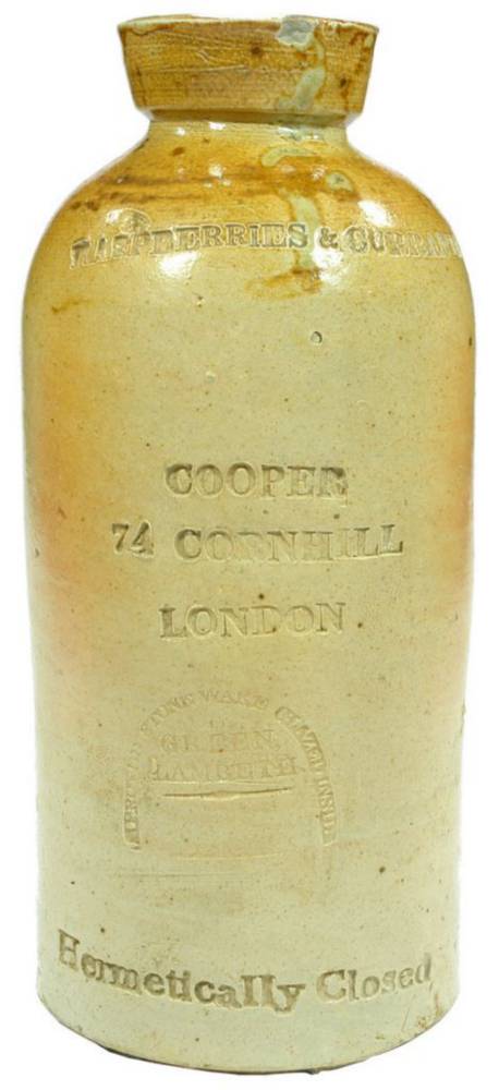 Cooper Cornhill London Raspberries Currants Stoneware Jar