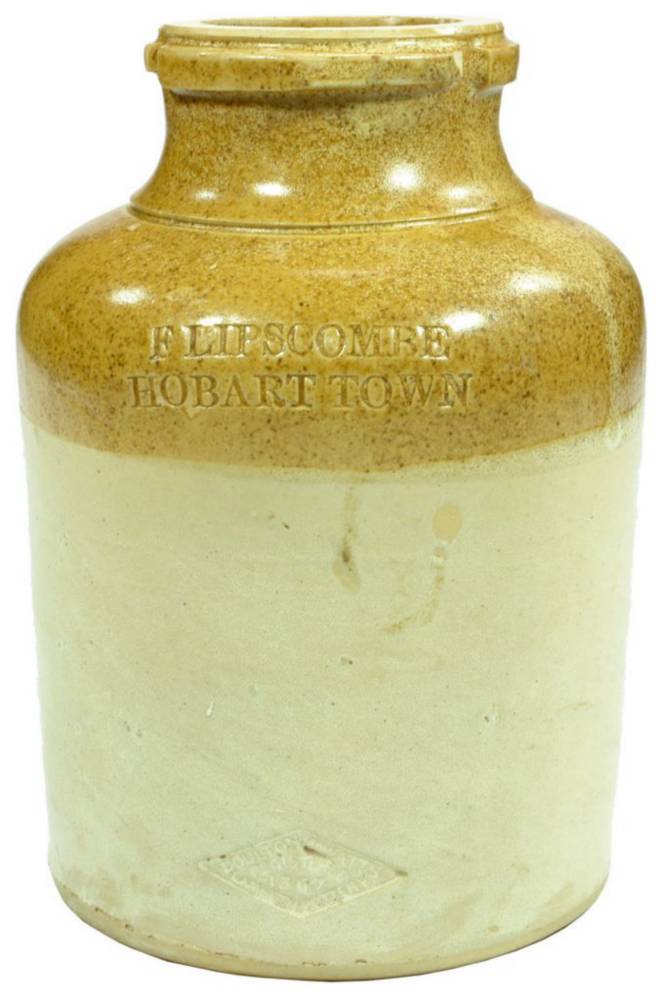 Lipscombe Hobart Town Stoneware Jam Jar