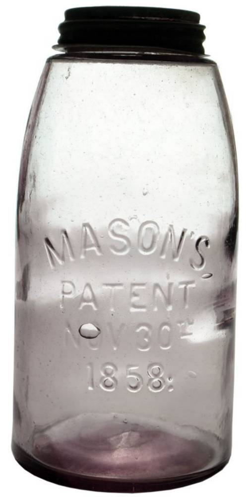 Mason's Patent Nov 30th 1858