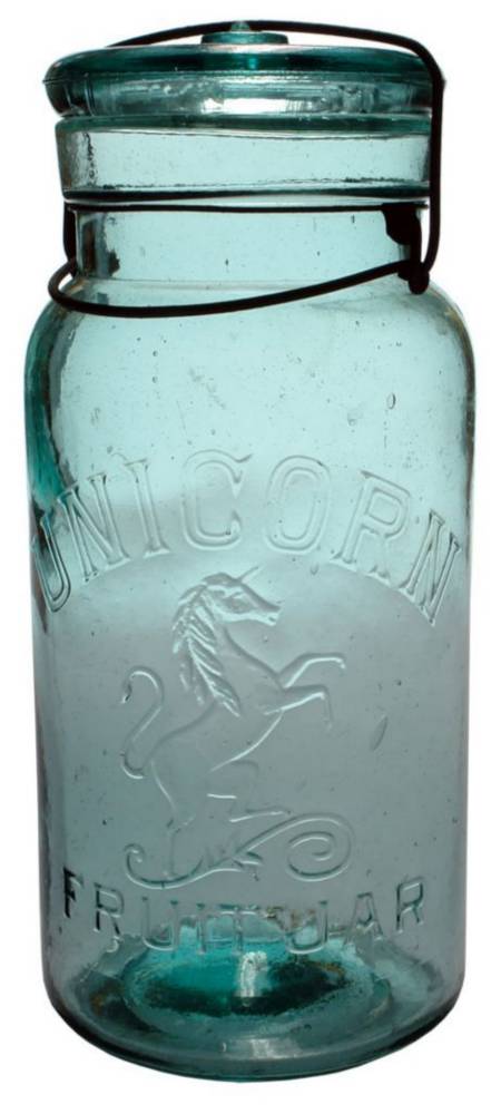 Unicorn Fruit Jar