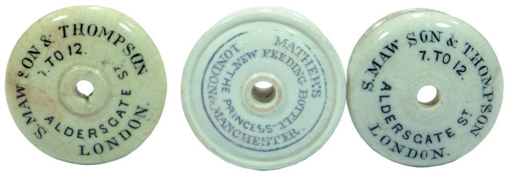 Mather's Maw Thompson Baby Feeder Ceramic Caps