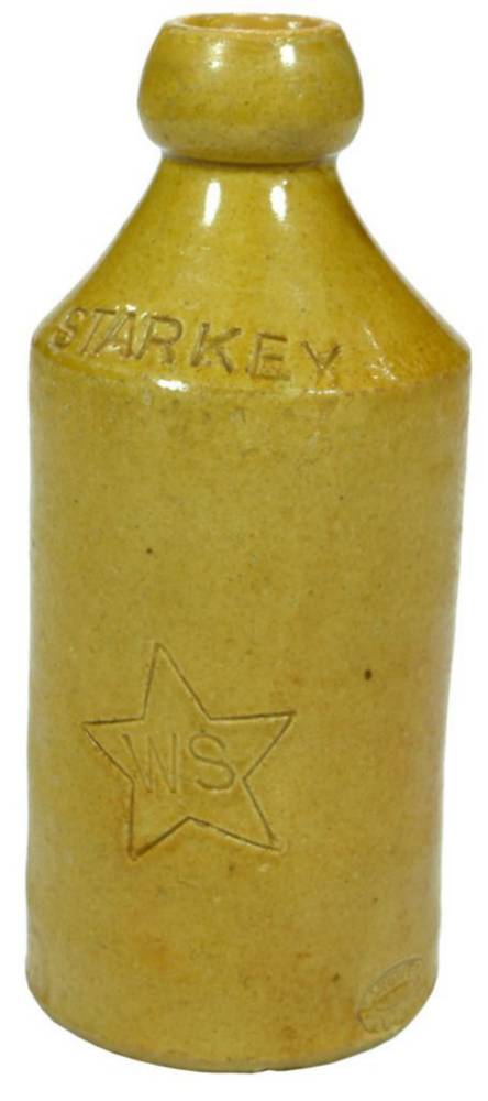 Starkey Bakewell Potters Sydney Stoneware Bottle