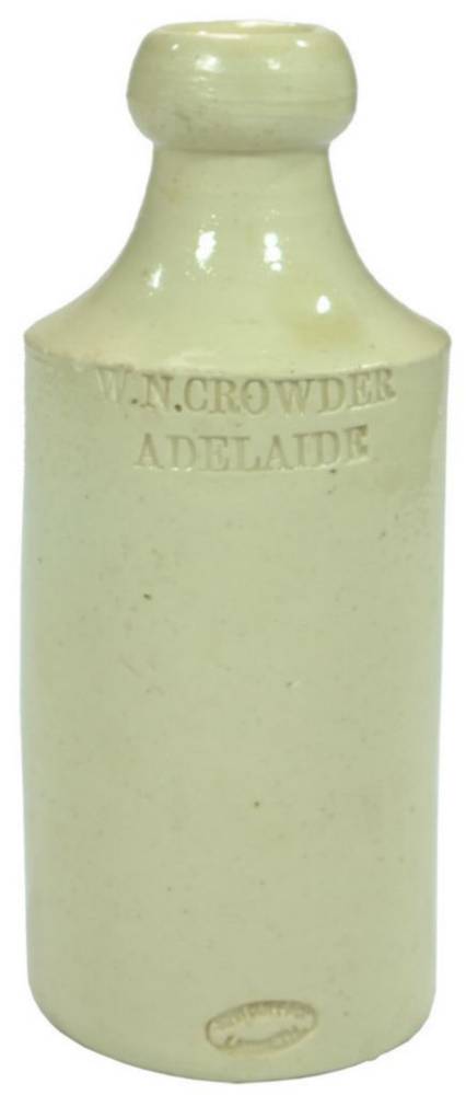 Crowder Adelaide Cliff Lambeth Stoneware Bottle