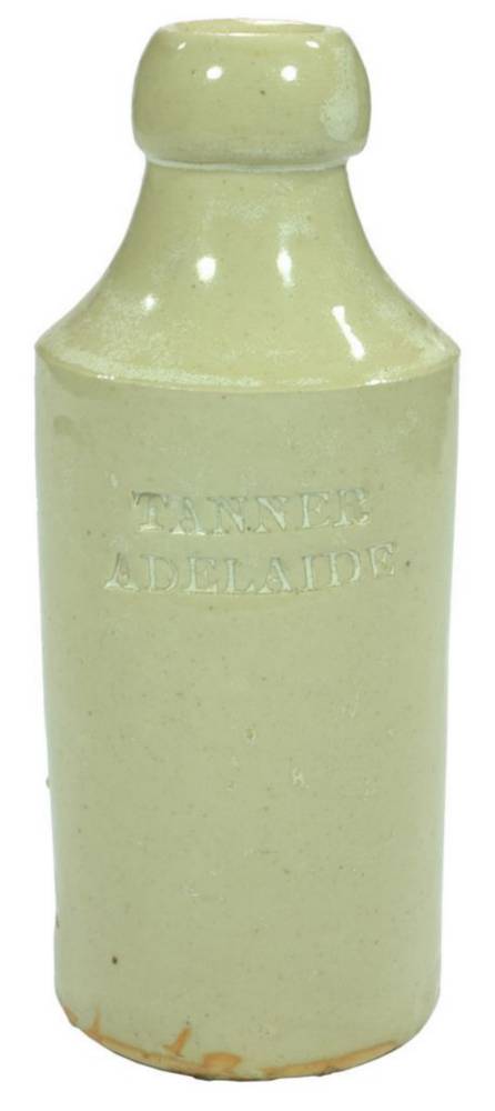 Tanner Adelaide Incised Stoneware Ginger Beer Bottle