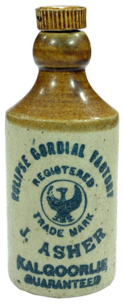 Eclipse Cordial Works Asher Kalgoorlie Stoneware Bottle