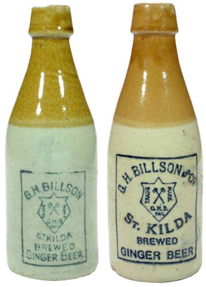 Billson St Kilda Ginger Beer Bottles