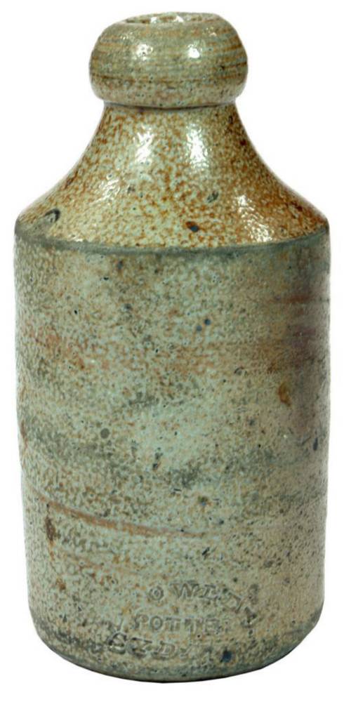 Fowler Potter Sydney Incised Stone Ginger Beer