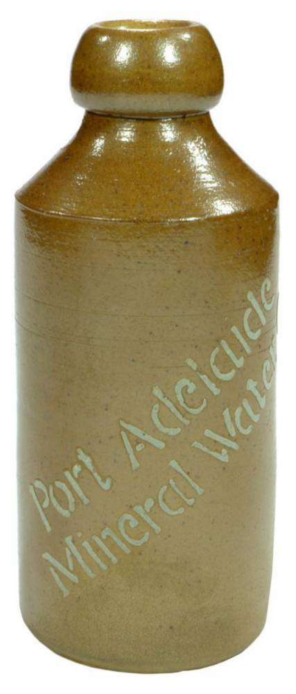 Port Adelaide Mineral Waters Ginger Beer Bottle