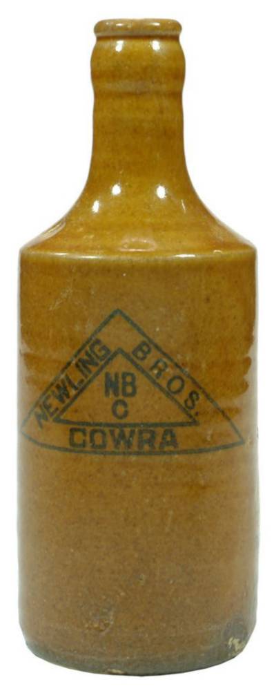 Newling Bros Cowra Stone Ginger Beer Bottle