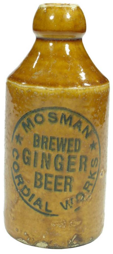 Mosman Cordial Works Brewed Ginger Beer Bottle