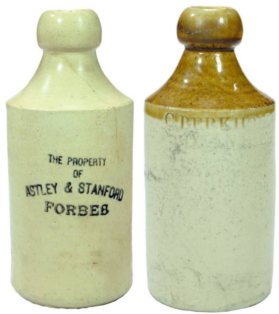 Astley Stanford Berkholz Stone Ginger Beer Bottles