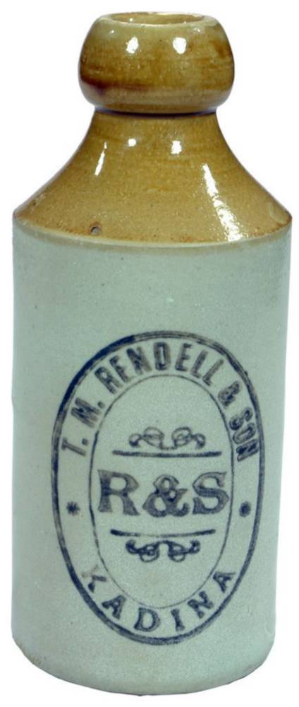 Rendell Kadina Stoneware Ginger Beer Bottle