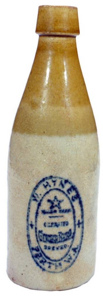 Hynes Perth Star Stone Ginger Beer Bottle