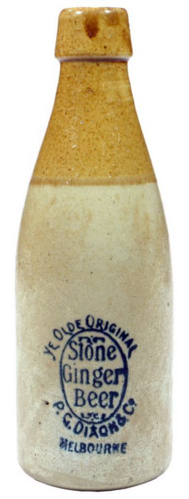 Dixon Melbourne Stone Ginger Beer Antique Bottle