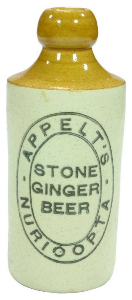 Appelt's Nurioopta Stoneware Ginger Beer Bottle