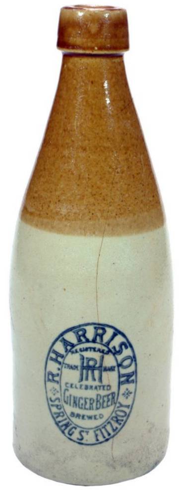 Harrison Fitzroy Stoneware Ginger Beer Bottle