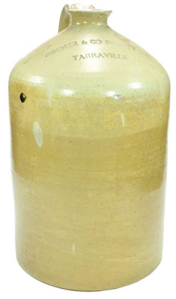 Wischer Yarraville Bendigo Pottery Chemical Demijohn