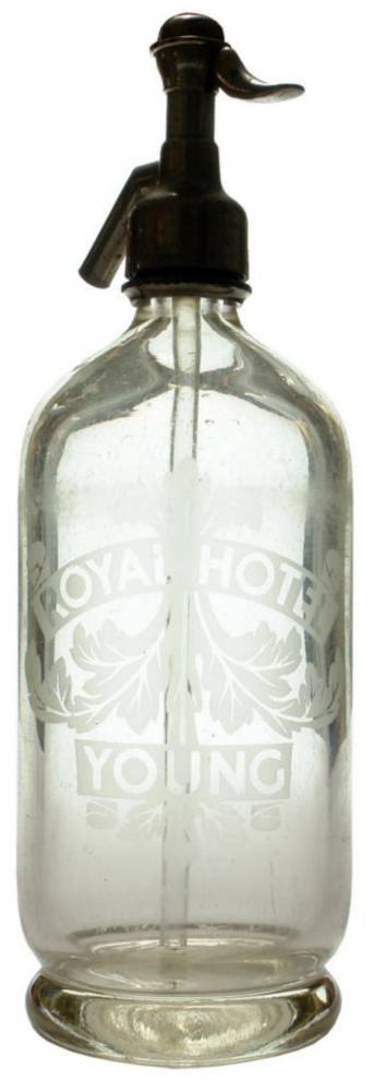 Royal Hotel Young Vintage Soda Syphon