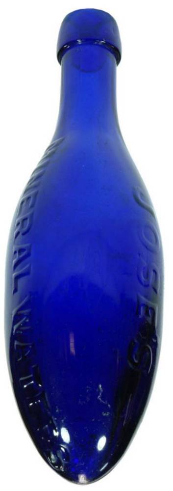 Jose's Mineral Waters Geraldton Blue Torpedo Bottle
