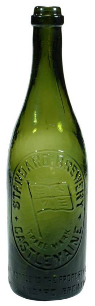 Standard Brewery Castlemaine Flag Beer Bottle