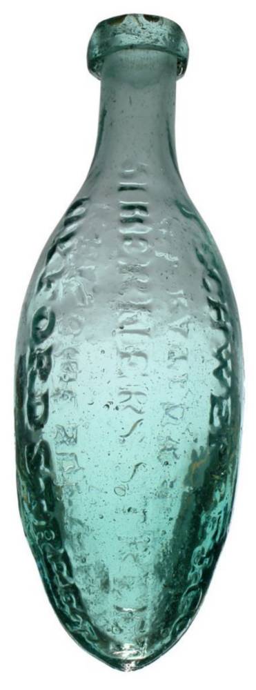 Schweppe Berners Oxford Torpedo Hamilton Bottle