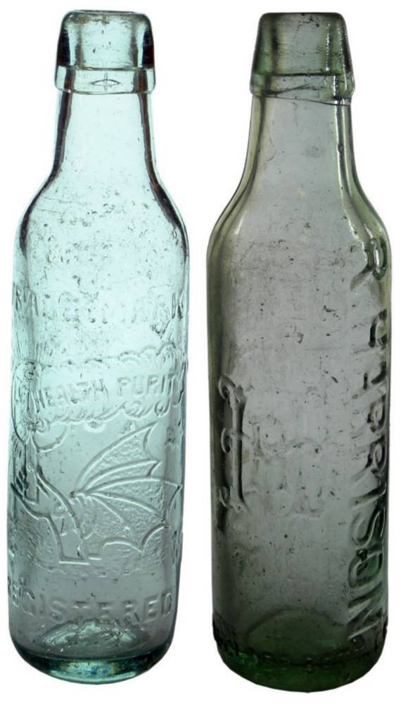 Harrison Trood Melbourne Fitzroy Lamont Patent Bottles