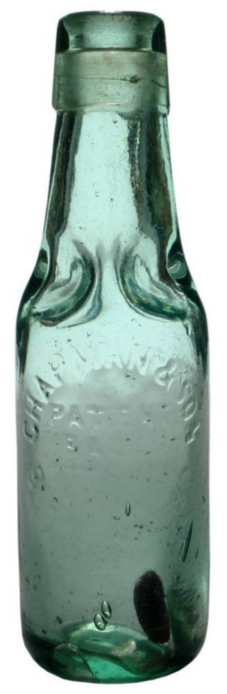 Chapman Patent Birkenhead Aerated Water Bottle